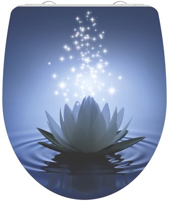 Schutte Duroplast High Gloss WC-bril WATER LILY met soft-close en quick-release
 82582