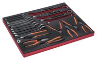 Bahco Foaminlay Fit&Go 3/3 met ringsteeksleutels en tangen - 82-delig - FF1A102