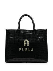 Furla sac cabas en cuir - Noir