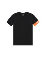 Malelions T-shirt captian 2.0 - Zwart oranje - thumbnail