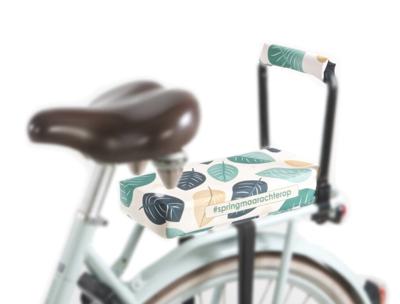 Newlooxs Nietverkeerd zitkussen voor bagagedrager vegan print