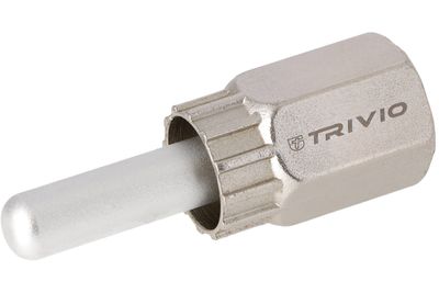 Trivio - fietsgereedschap lockring cassette afnemer shimano hg + 12mm adapter Trivio - fietsgereedschap lockring cassette afnemer shimano hg + 12mm adapter