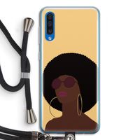 Golden hour: Samsung Galaxy A50 Transparant Hoesje met koord