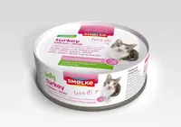 Smolke Soft paté kattenvoer kalkoen 80g - thumbnail