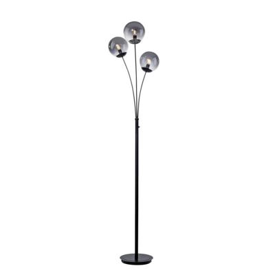 Just Light Zwarte vloerlampBig Widow 3-lichts - 14603-18