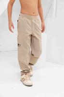 Under Armour Unstoppable Tapered Trainingsbroek Kids Beige - Maat 140 - Kleur: Beige | Soccerfanshop