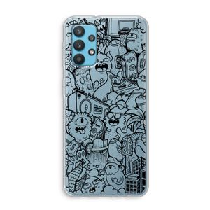 Vexx Black City : Samsung Galaxy A32 4G Transparant Hoesje