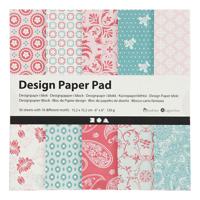 Creativ Company Design papierblok roze, 50 vellen