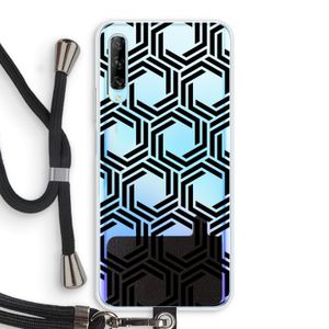 Geometrisch patroon: Huawei P Smart Pro Transparant Hoesje met koord