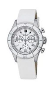 Horlogeband Breil BW0502 Leder Wit 20mm