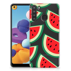 Samsung Galaxy A21 Siliconen Case Watermelons