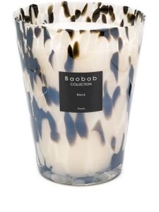 Baobab Collection bougie parfumée Pearls 24 - Noir