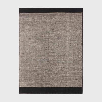 Ethnicraft Vloerkleed 'Dots' Wol, 170 x 240cm, kleur Zwart