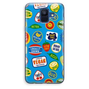 Fruitsticker: Samsung Galaxy A6 (2018) Transparant Hoesje