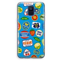 Fruitsticker: Samsung Galaxy A6 (2018) Transparant Hoesje
