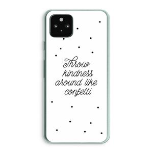 Confetti: Google Pixel 5a 5G Transparant Hoesje