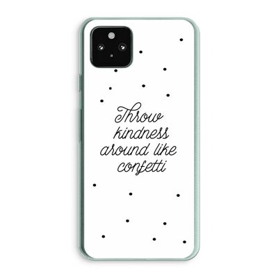 Confetti: Google Pixel 5a 5G Transparant Hoesje