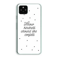Confetti: Google Pixel 5a 5G Transparant Hoesje