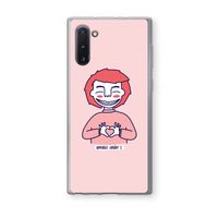 Hartje: Samsung Galaxy Note 10 Transparant Hoesje