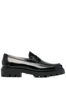 Tod's mocassins en cuir verni - Noir