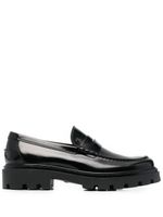 Tod's mocassins en cuir verni - Noir