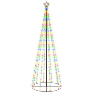 The Living Store Kerstboom LED 100 x 300 cm - Meerkleurig - 310 LEDs