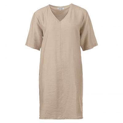 Enjoy - Beige | Dames | Jurk | Beige | XXL | regular | Kamst mode