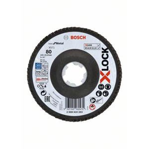 Bosch Accessories 2608619203 Lamellenschuurschijf Diameter 125 mm Boordiameter 22.23 mm Hout, Zacht hout, Hardhout, Metaal, Gietijzer, Staal, Plaatstaal 1