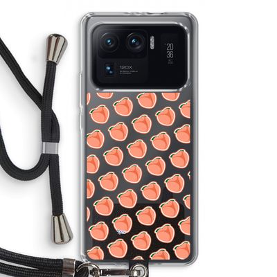 Just peachy: Xiaomi Mi 11 Ultra Transparant Hoesje met koord
