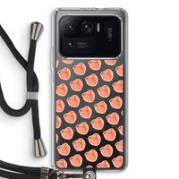 Just peachy: Xiaomi Mi 11 Ultra Transparant Hoesje met koord