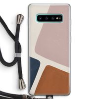 Geo #2: Samsung Galaxy S10 Plus Transparant Hoesje met koord
