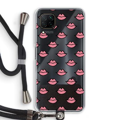 Lipjes: Huawei P40 Lite Transparant Hoesje met koord