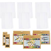 Creativ Company Groepsset verf je eigen placemat, afm 42x42 cm, lijndikte 2,3+3,6 mm, diverse kleuren, 60 stuk/ 1 doos
