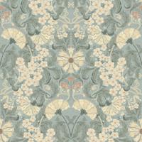 Dutch Wallcoverings Hjärterum - Öjvind - Lichtblauw