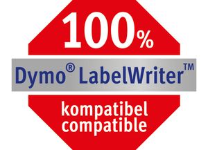 Avery-Zweckform Rol met etiketten Compatibel vervangt DYMO 11354, S0722540 57 x 32 mm Papier Wit 1000 stuk(s) Weer verwijderbaar Universele etiketten AS0722540