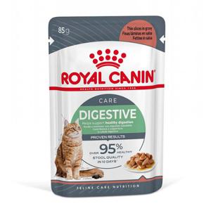 Royal Canin Digestive Care in Gravy (saus) natvoer kattenvoer zakjes 12 x 85 gram