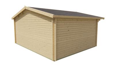 Blokhut - Tuinhuis Newcastle | 58 mm | vuren grijs geïmpregneerd