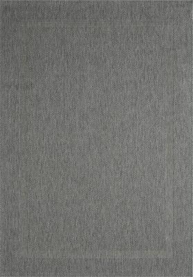 Karpet24 Sisal - Modern Laagpolig Vloerkleed voor Binnen & Buiten Antraciet-240 x 340 cm