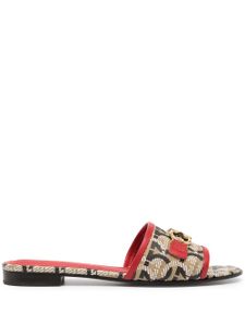 Ferragamo mules 20 mm à imprimé Gancini - Multicolore