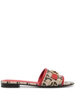 Ferragamo mules 20 mm à imprimé Gancini - Multicolore