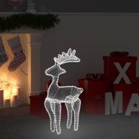 VidaXL Kerstversiering rendier met mesh 306 led's 60x24x89 cm VidaXL Kerstversiering rendier met mesh 306 led's 60x24x89 cm