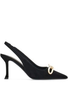 Ferragamo escarpins à détail de nœud 85 mm - Noir