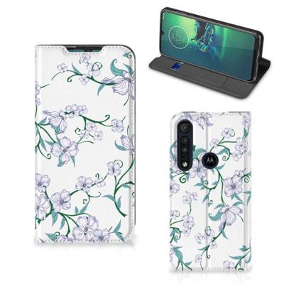 Motorola G8 Plus Uniek Smart Cover Blossom White