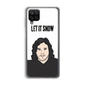 Let It Snow: Samsung Galaxy A12 Transparant Hoesje