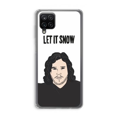 Let It Snow: Samsung Galaxy A12 Transparant Hoesje