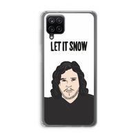 Let It Snow: Samsung Galaxy A12 Transparant Hoesje
