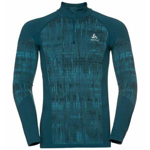 Odlo Thermoshirt Men Turtle Neck Half Zip Blackcomb - Submerged Small