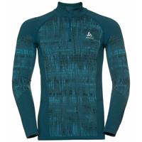 Odlo Thermoshirt Men Turtle Neck Half Zip Blackcomb - Submerged Small