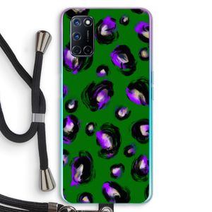 Green Cheetah: Oppo A72 Transparant Hoesje met koord