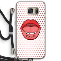Yolo Denise: Samsung Galaxy S7 Transparant Hoesje met koord